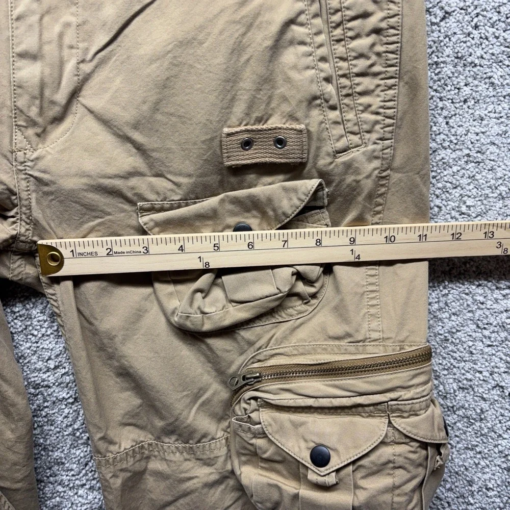 Vintage Polo Ralph Lauren Pants 34x30 Military Paratrooper Cargo Distressed RARE